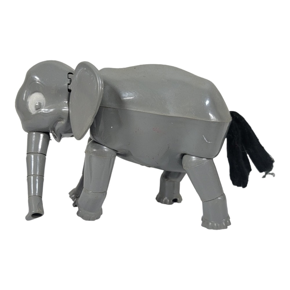 REVELL‎ CIRCUS ELEPHANT LIKE SCHOENHUT 1950s vtg toy damaged missing ear